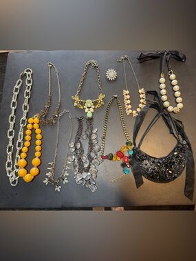 J.Crew Statement Necklace Bundle + Madewell | Chunky, Rhinestone, Pearl